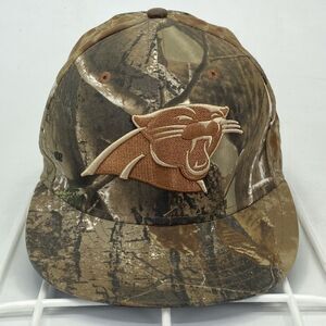Carolina Panthers New‎ Era 59Fifty Realtree Camo Fitted Hat Size 7 1/8